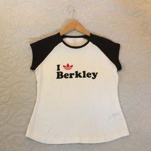 Adidas raglan Berkley short sleeve shirt